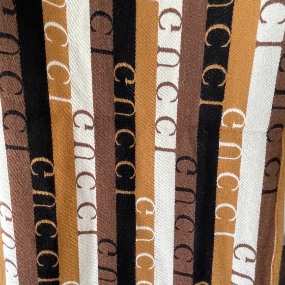 Gucci 634166 4GB22 SC Woodstripes Wool Scarf, 37cm X 180cm - Picture 16 of 16